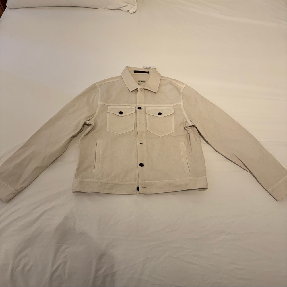 Todd Snyder Men’s Bedford Dylan Jacket - White - Cord - M NWT